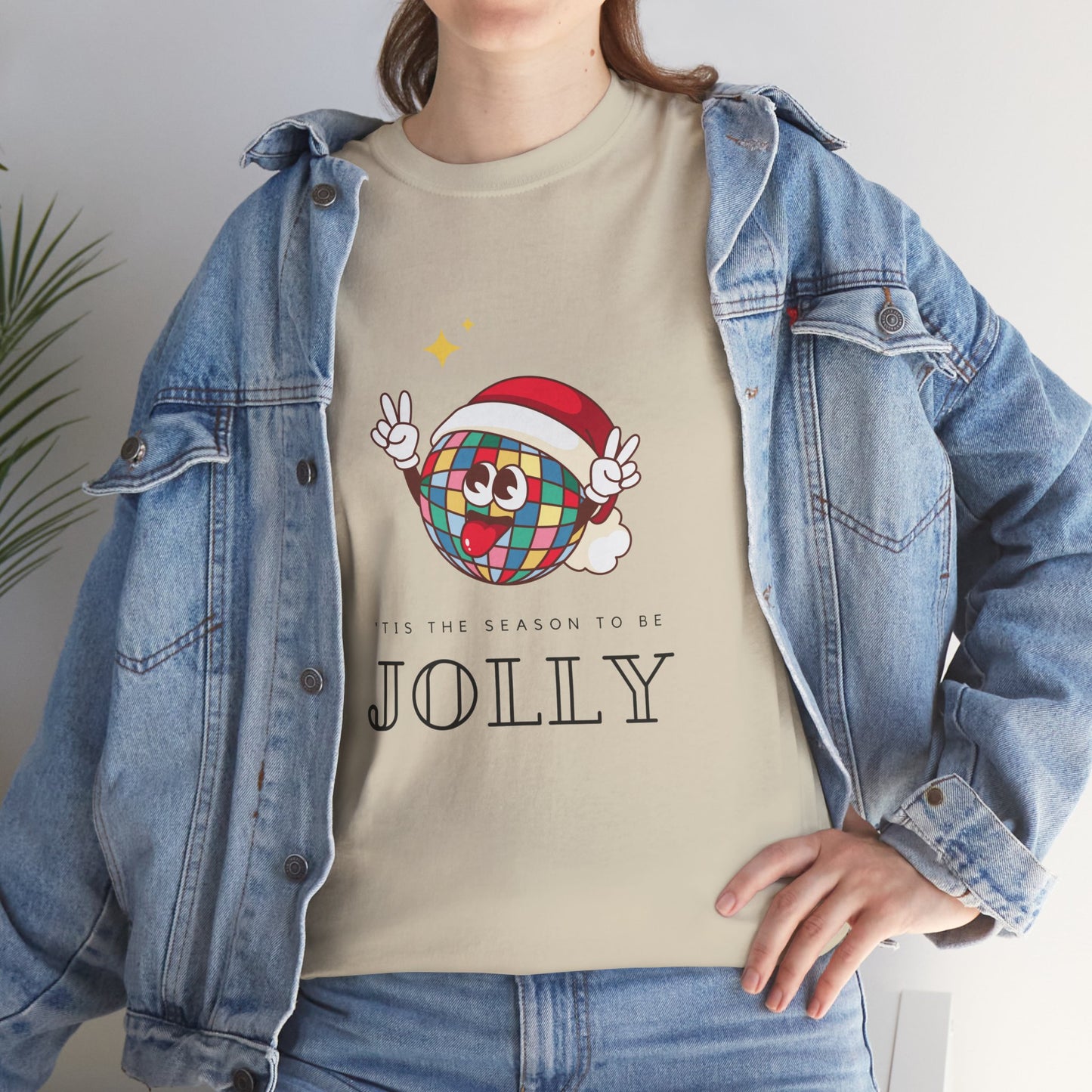 'Tis the season to be Jolly Unisex Heavy Cotton Tee