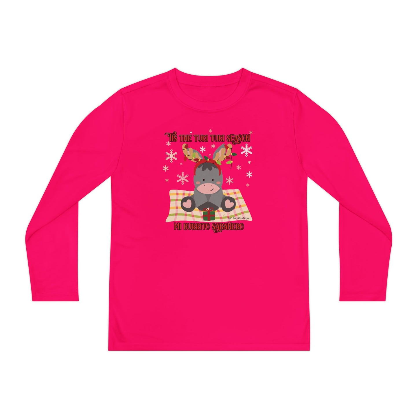 'Tis the Tuki Tuki Season: Mi Burrito Sabanero Youth Long Sleeve Competitor Tee