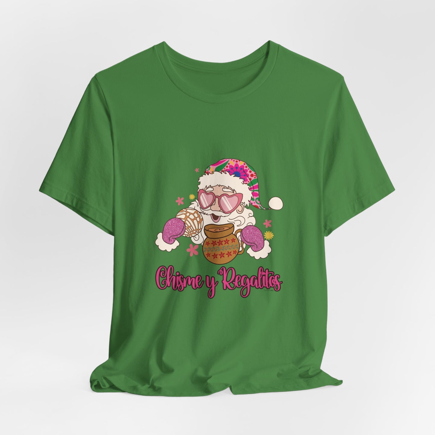 Santa's Chisme y Regalitos Unisex Jersey Short Sleeve Tee