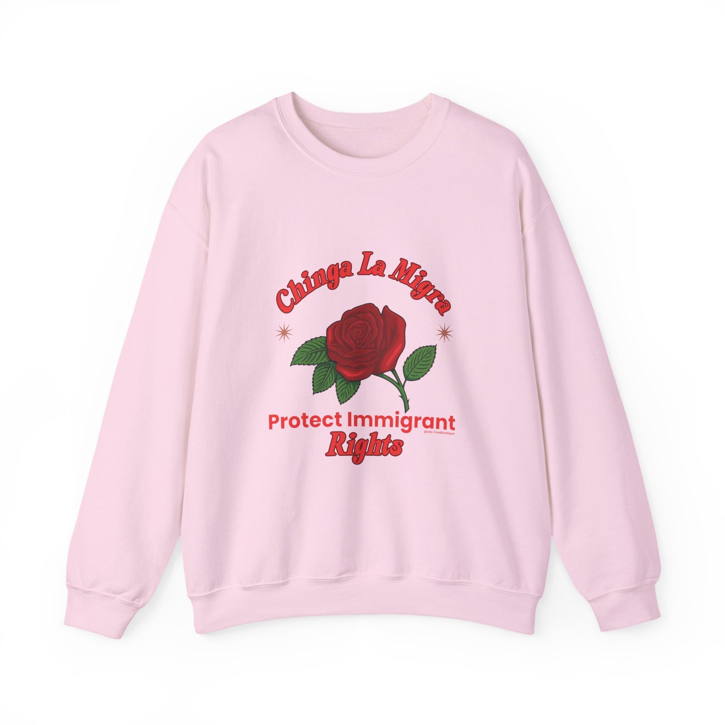 Power in Bloom: Protect Immigrant Rights Unisex Sweatshirt