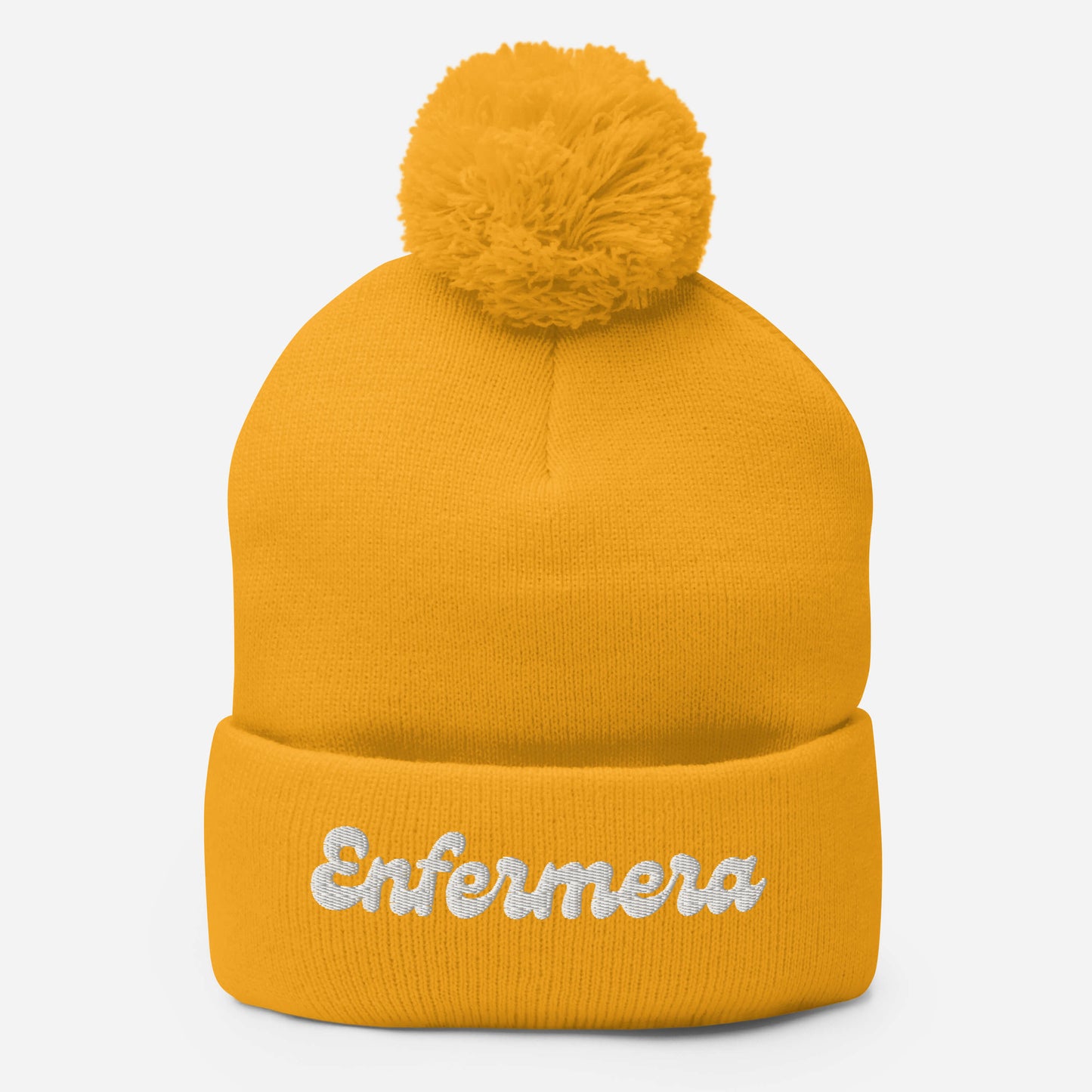 "Enfermera" women's Pom-Pom Beanie