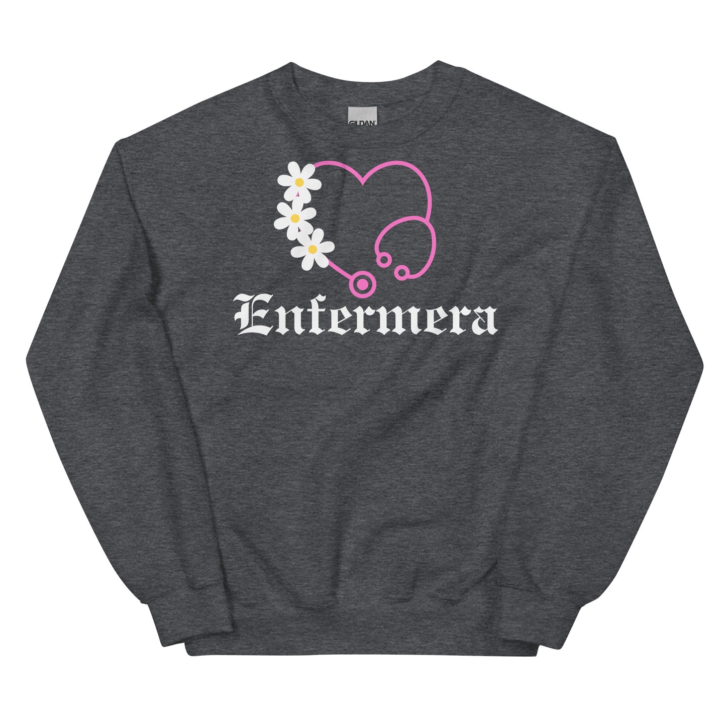 "Enfermera Floriada OG Style Daisy" Unisex Sweatshirt