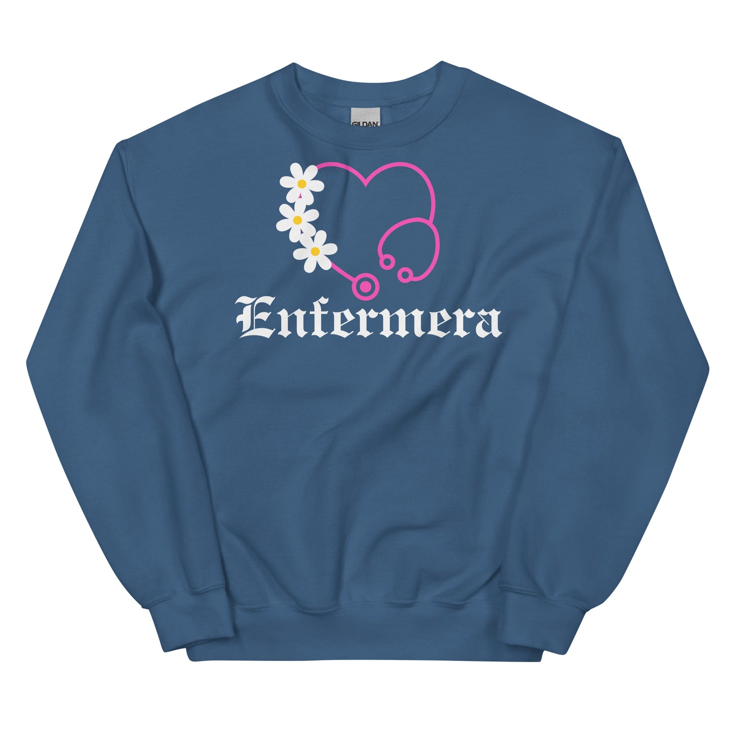 "Enfermera Floriada OG Style Daisy" Unisex Sweatshirt