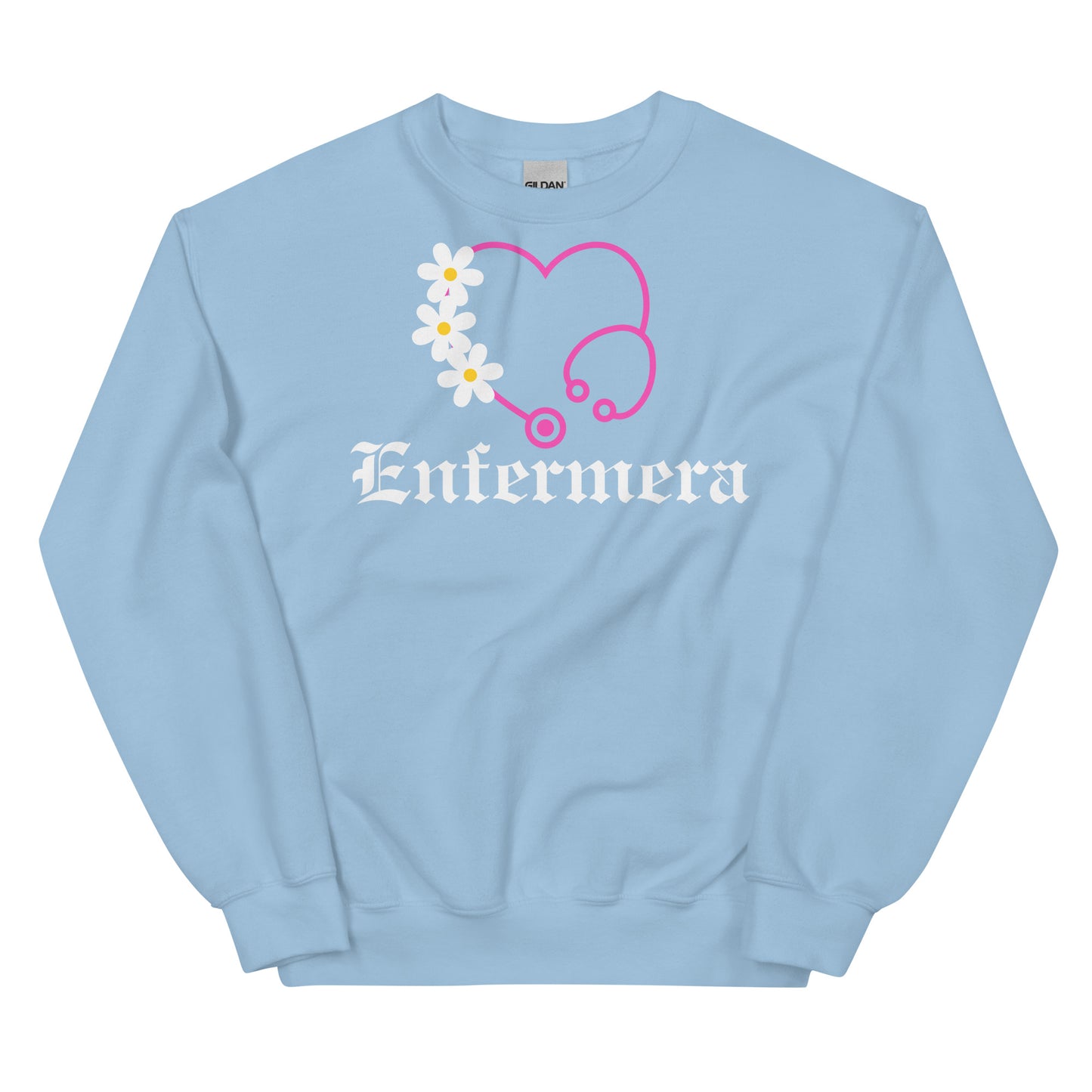 "Enfermera Floriada OG Style Daisy" Unisex Sweatshirt