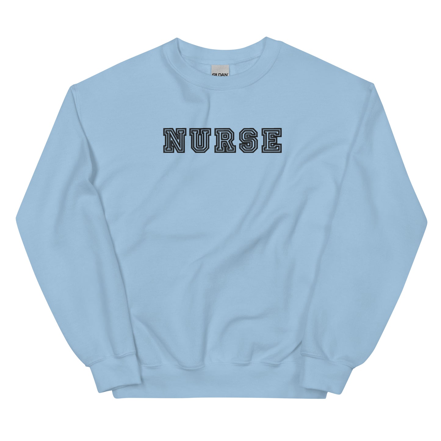 "Nurse" Athletic Embroidered Unisex Sweatshirt