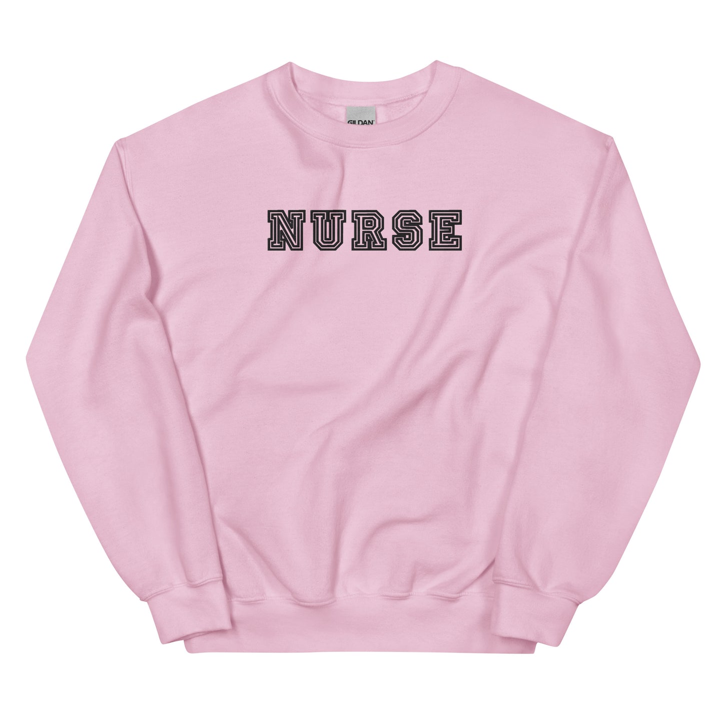 "Nurse" Athletic Embroidered Unisex Sweatshirt