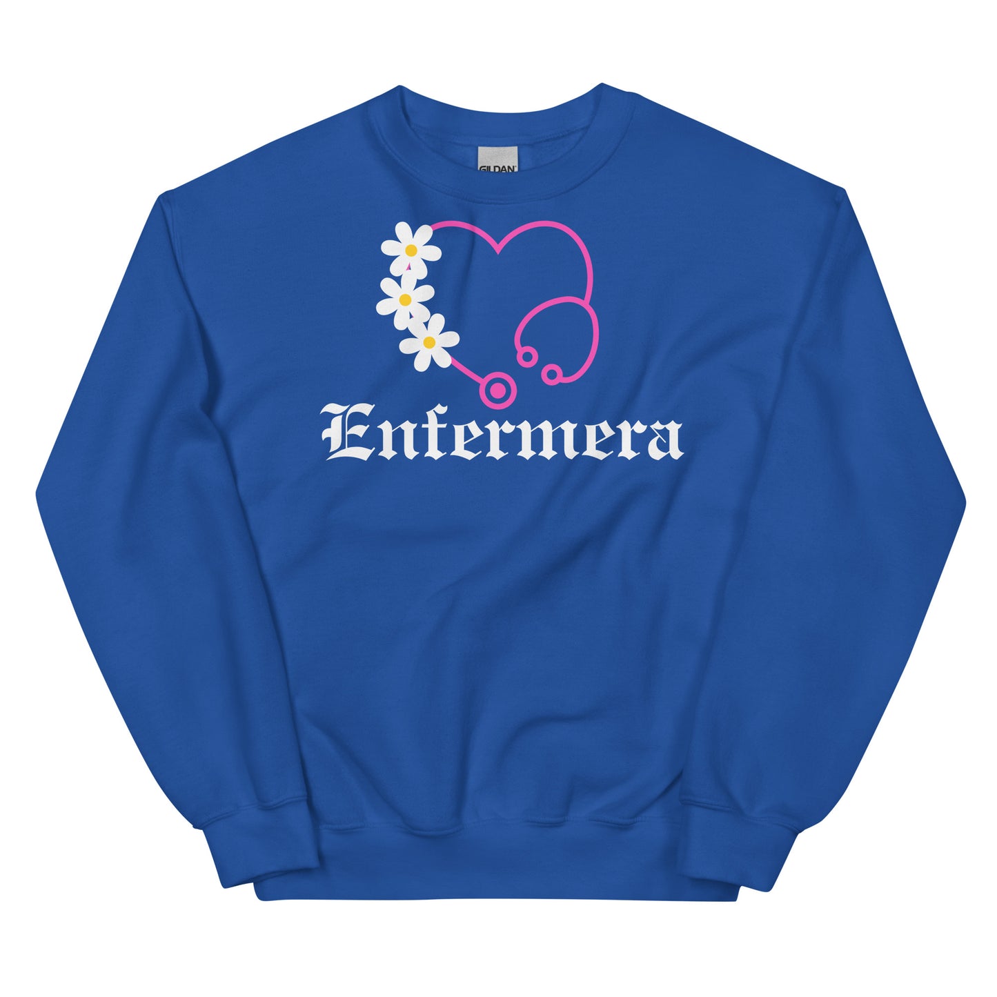 "Enfermera Floriada OG Style Daisy" Unisex Sweatshirt