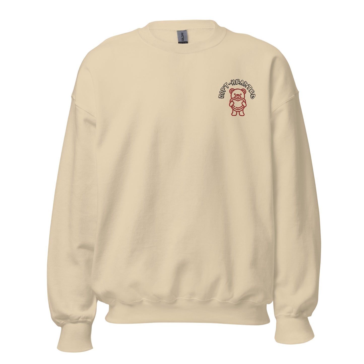 "Soft Hearted" Embroidered Teddy Unisex Sweatshirt