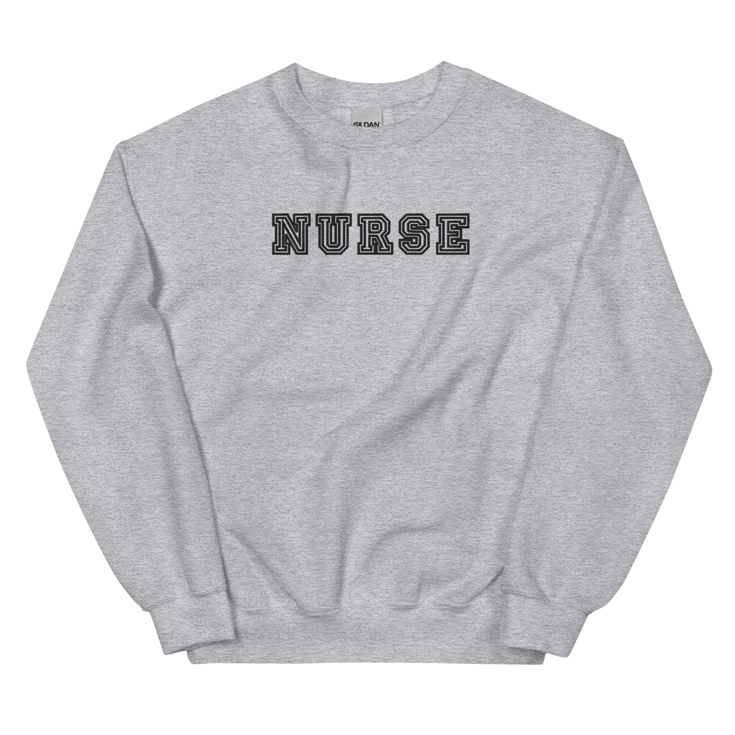 "Nurse" Athletic Embroidered Unisex Sweatshirt