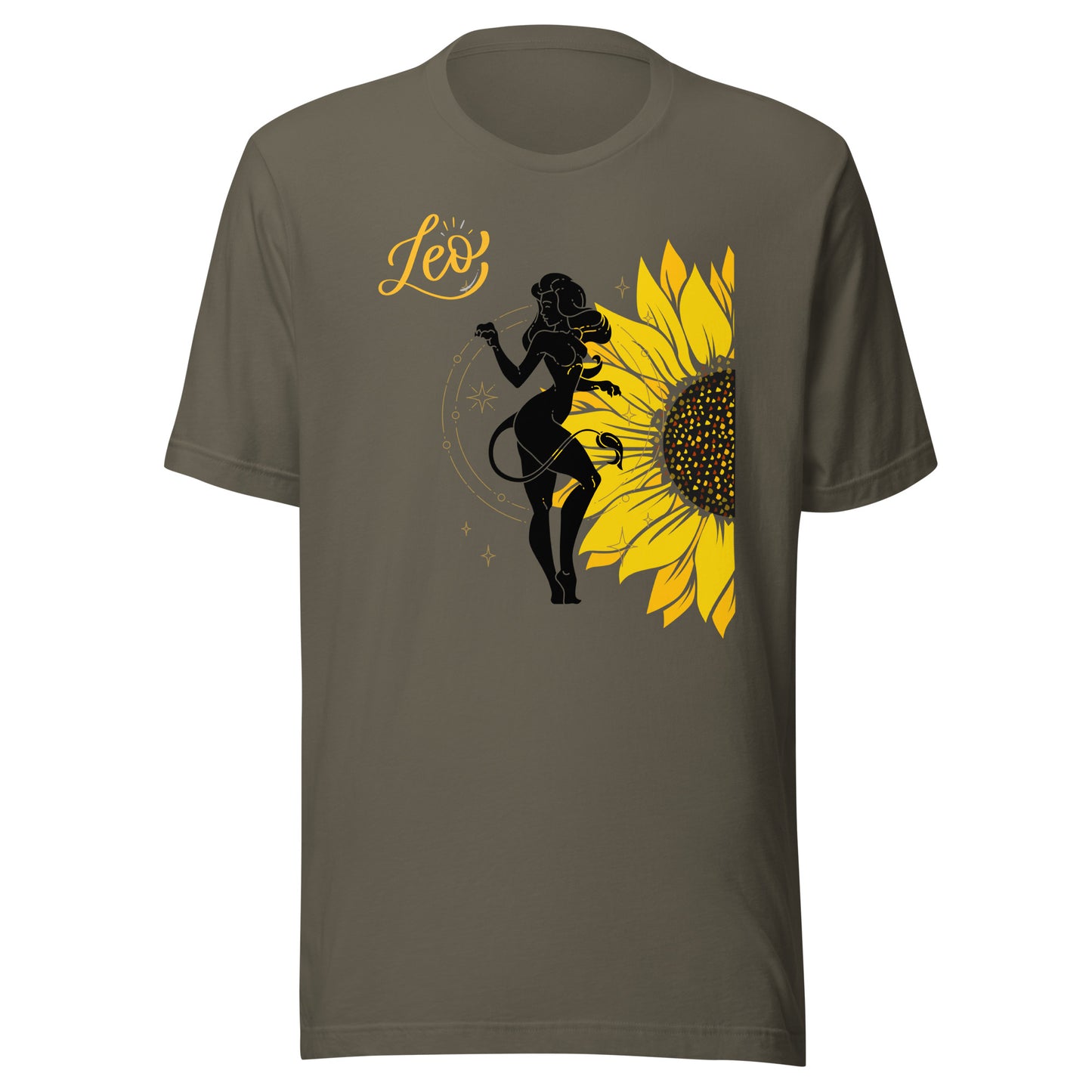 Leo Sunflower Goddess Unisex t-shirt