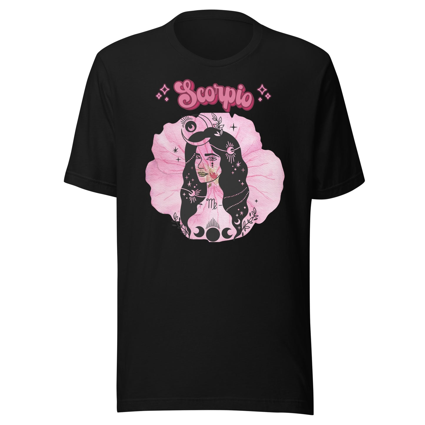 Scorpio Goddess Birth Flower Pink Geranium women's t-shirt