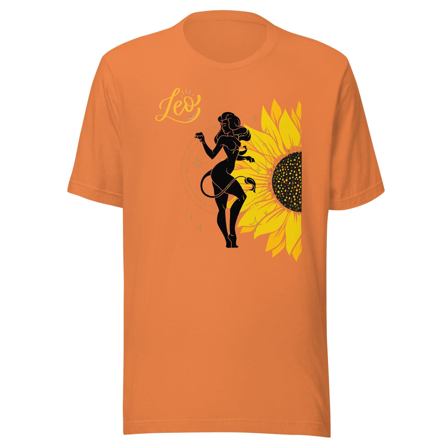 Leo Sunflower Goddess Unisex t-shirt