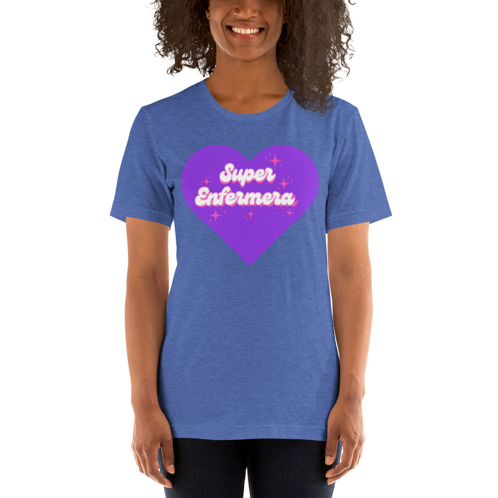 Super Enfermera Purple Heart Unisex t-shirt