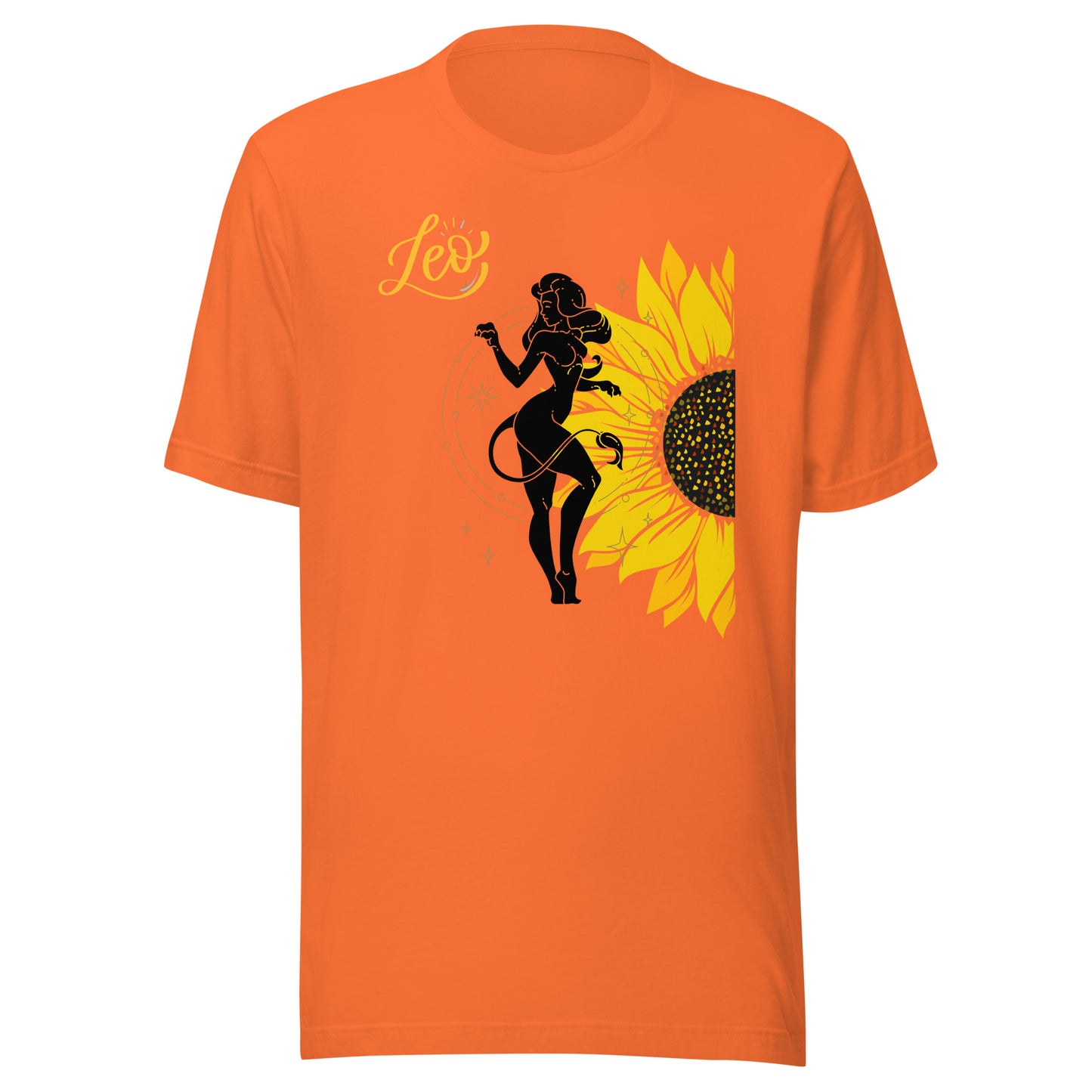 Leo Sunflower Goddess Unisex t-shirt