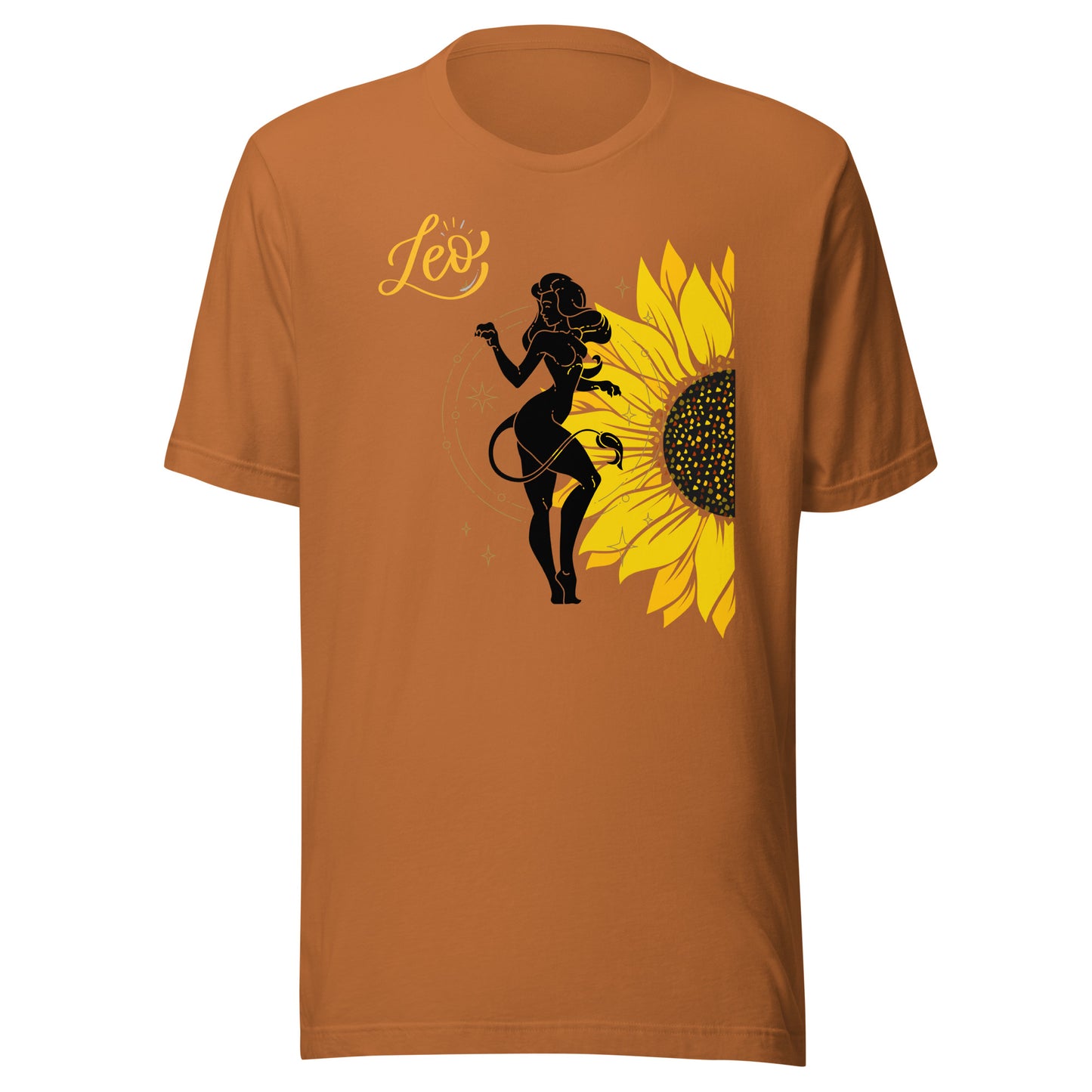 Leo Sunflower Goddess Unisex t-shirt