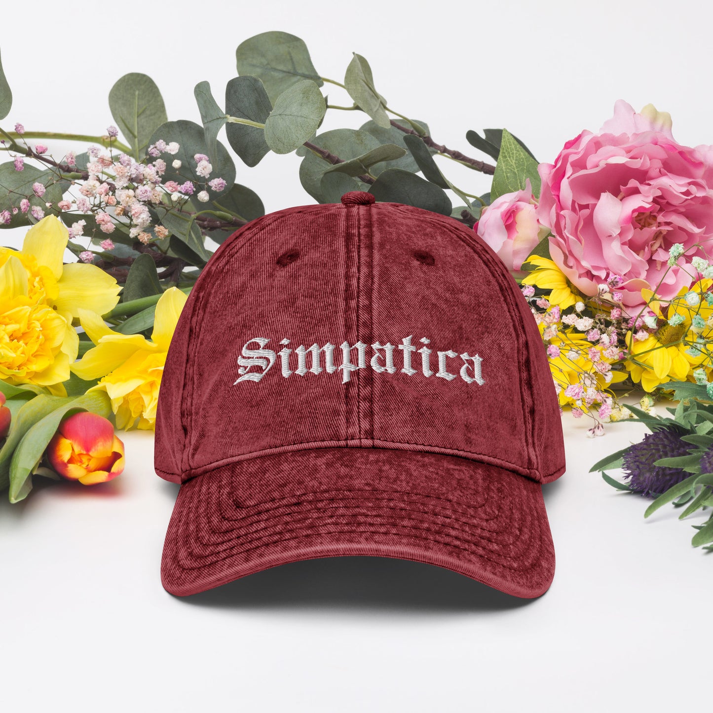 "Simpatica" Vintage Cotton Twill Cap