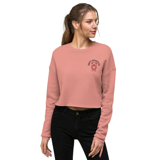 “Soft Hearted” Teddy Crop Sweatshirt