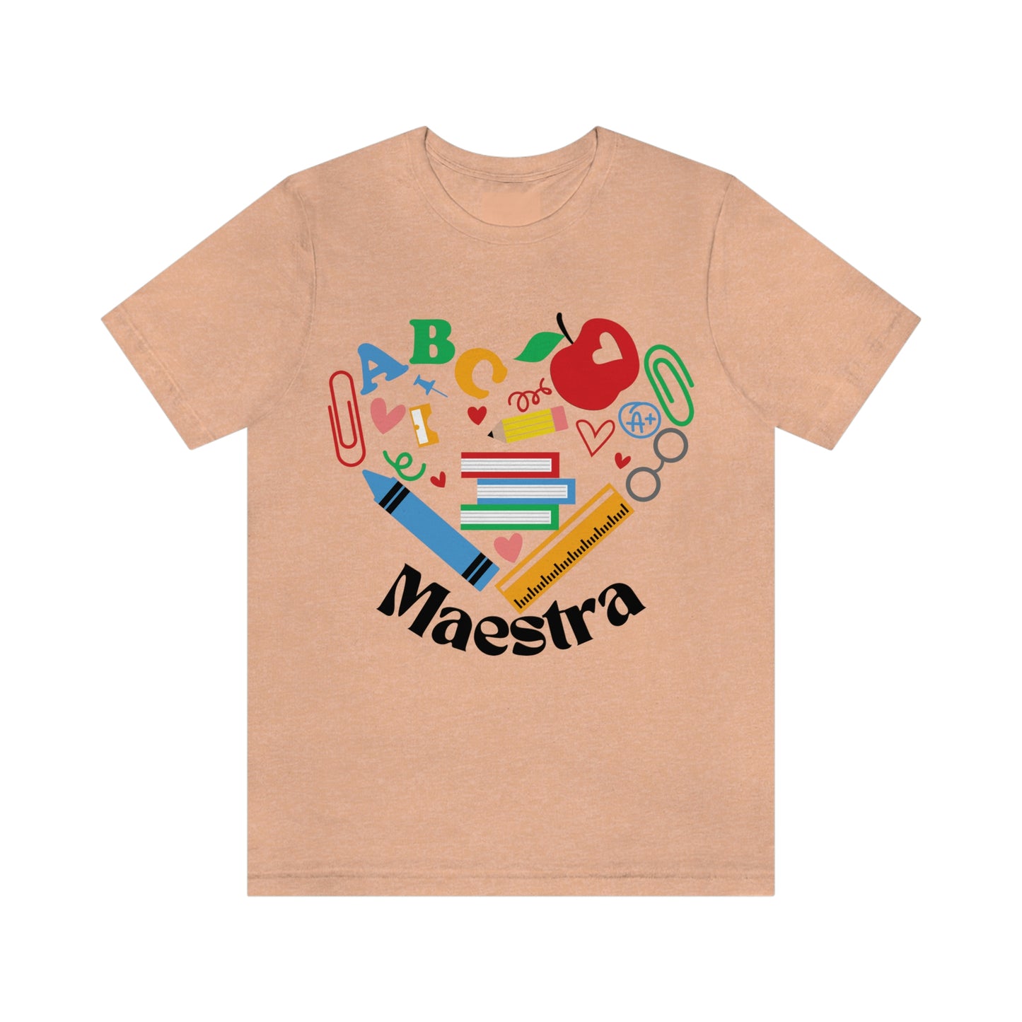 "Maestra" School Supplies edition~Unisex Jersey Short Sleeve Tee