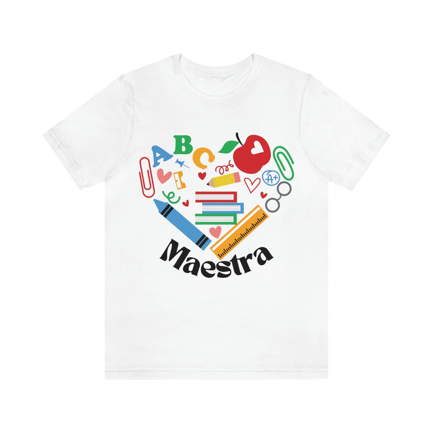 "Maestra" School Supplies edition~Unisex Jersey Short Sleeve Tee