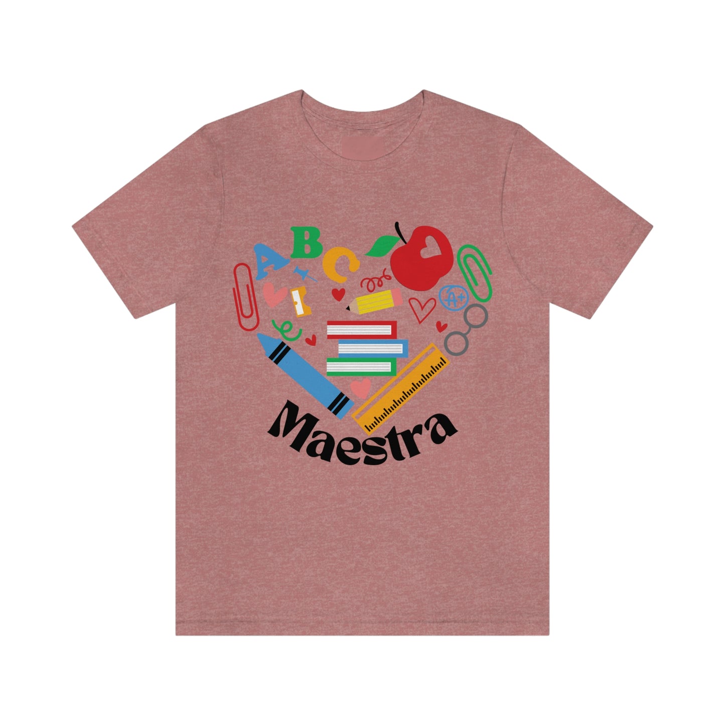 "Maestra" School Supplies edition~Unisex Jersey Short Sleeve Tee