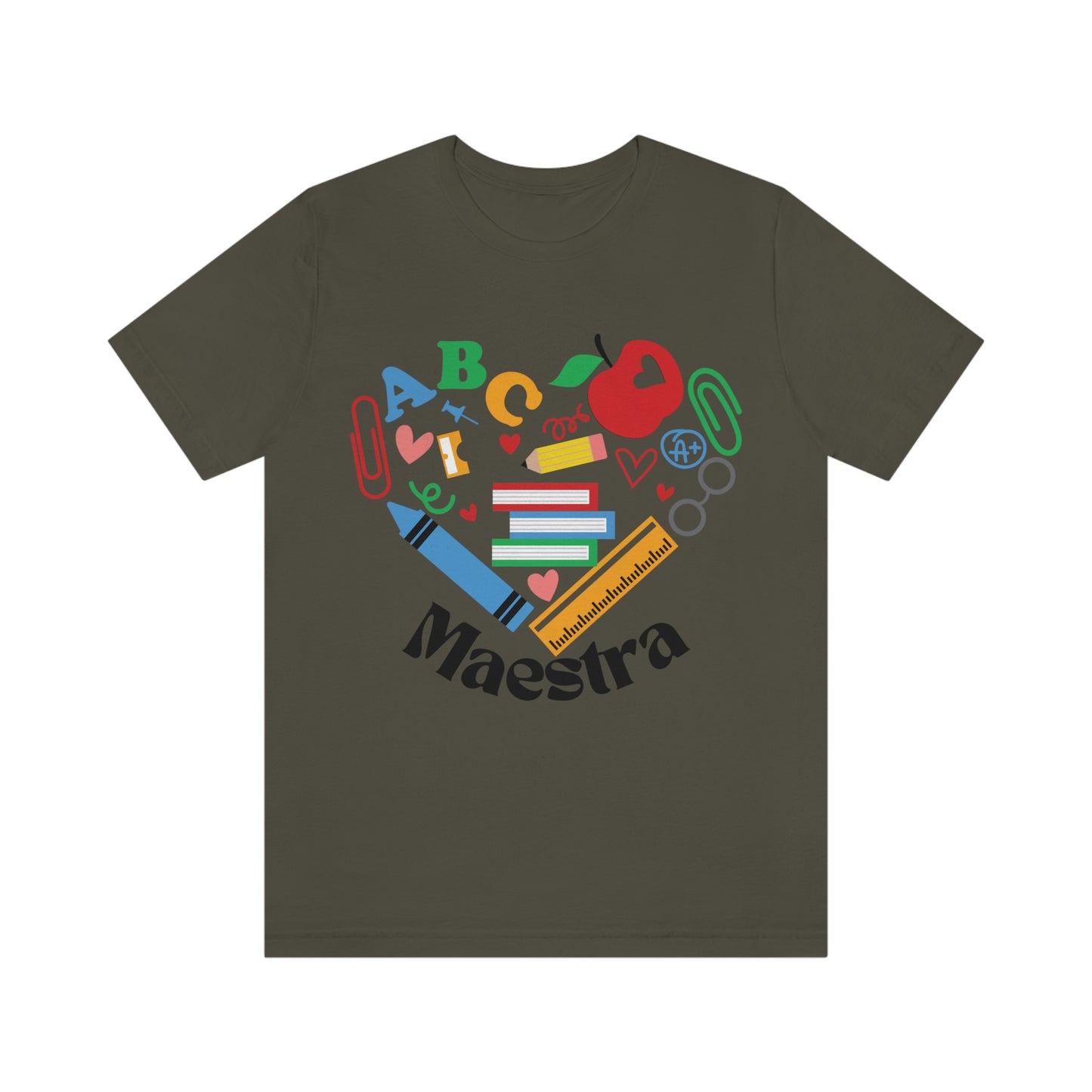 "Maestra" School Supplies edition~Unisex Jersey Short Sleeve Tee