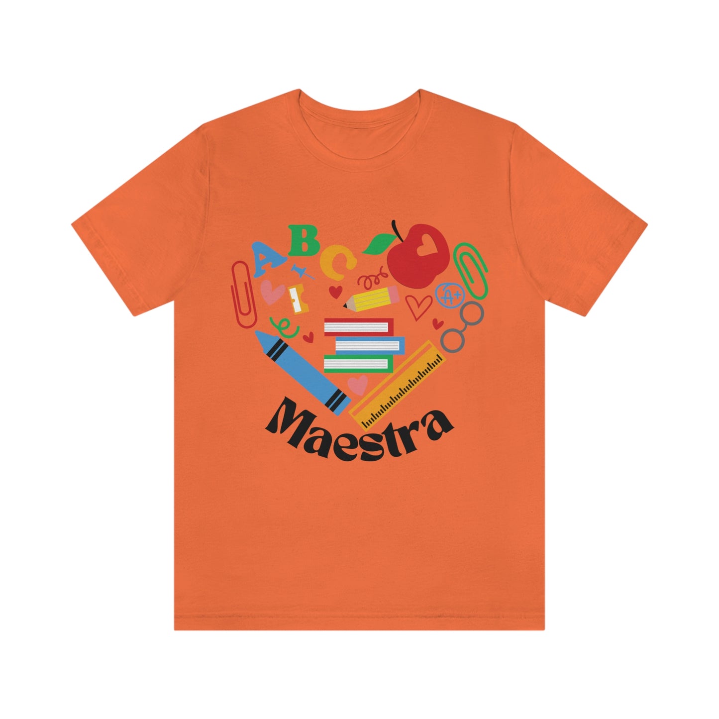 "Maestra" School Supplies edition~Unisex Jersey Short Sleeve Tee