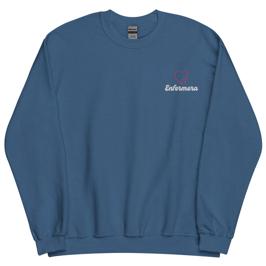 "Enfermera Daisy" Pink Stethescope- "Thicc & Cozy" Sweatshirt