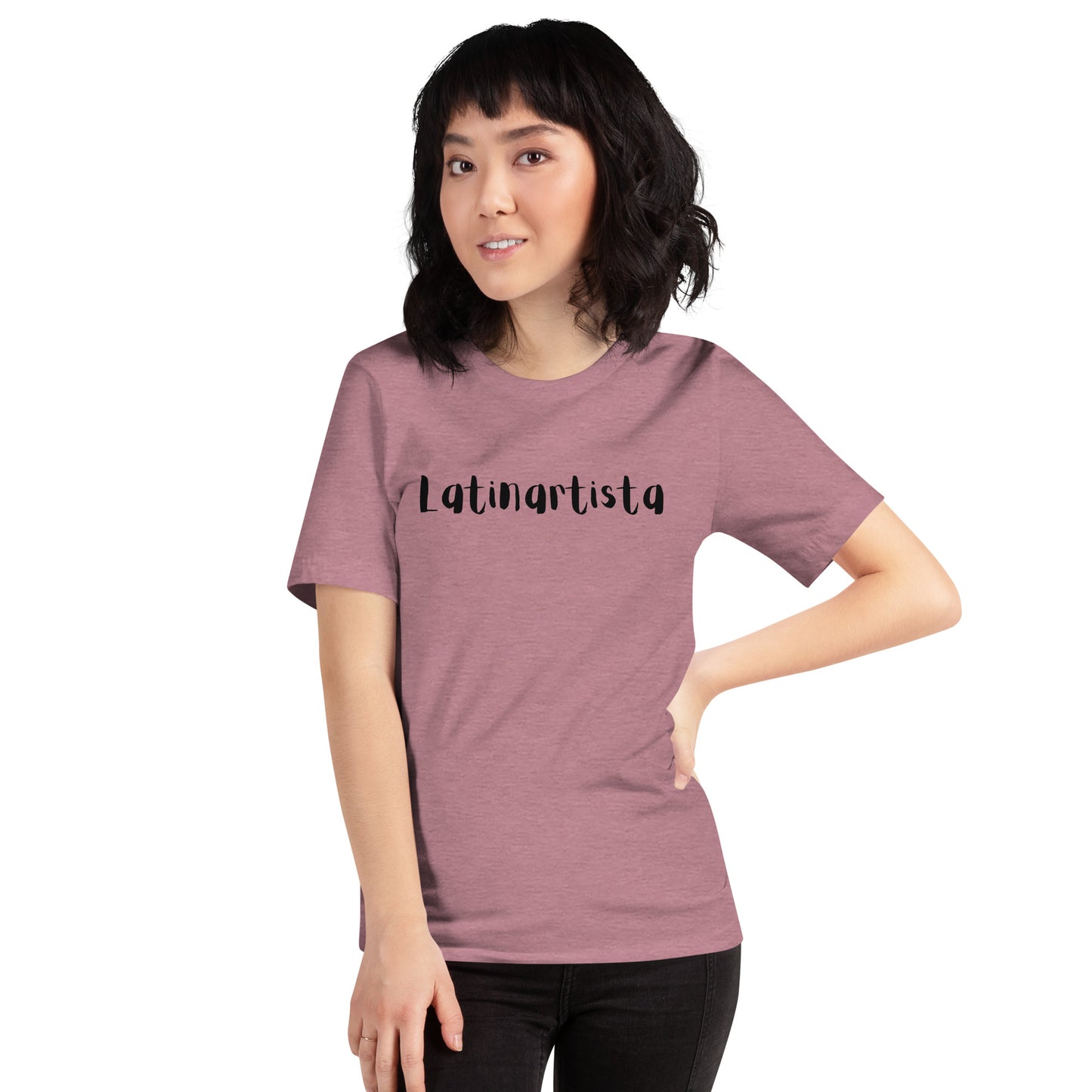 Latinartista Short-sleeve unisex t-shirt, Latina artist, women artist, creative woman, 10 gorgeous colors