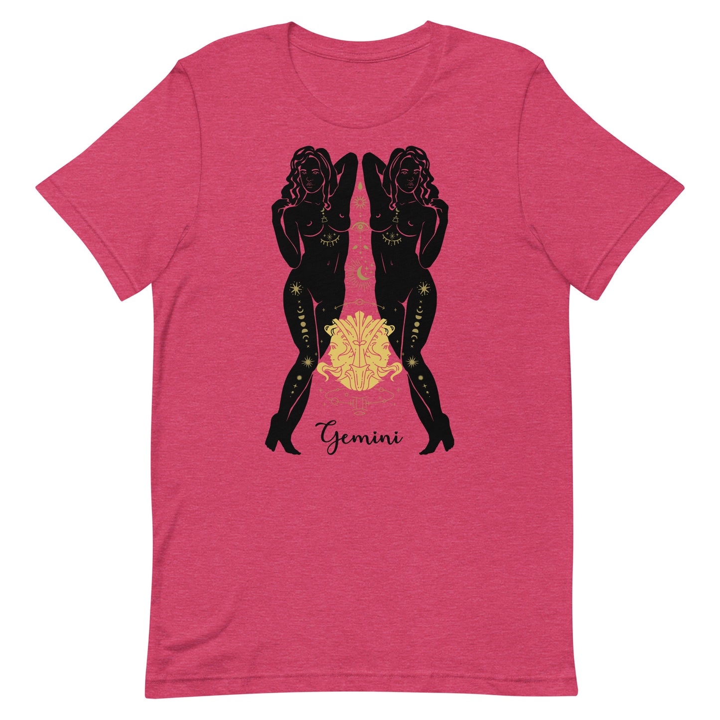 Feminine Gemini Astrology, Unisex t-shirt, Horoscope, women owned, latina owned