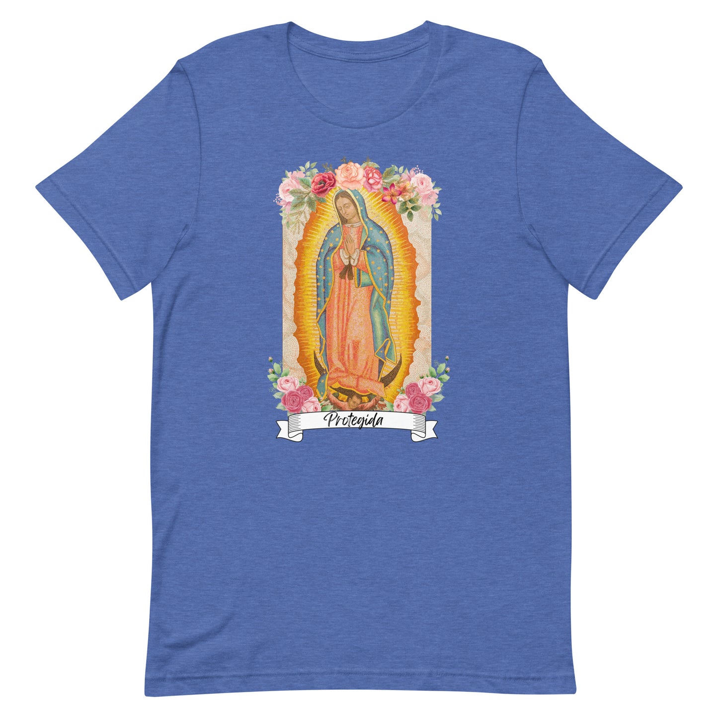 "Protegida" Virgen de Guadalupe Unisex t-shirt, mother's day, 12 de Diciembre