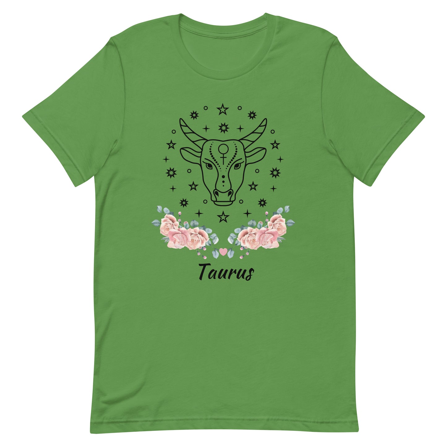 Taurus Rose Zodiac Sign Unisex t-shirt, beauty, Latina owned, Women owned