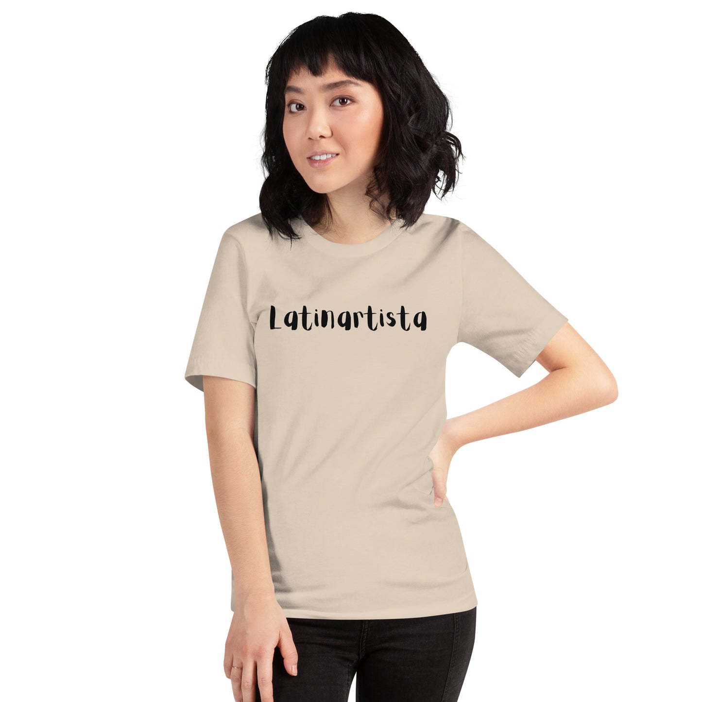 Latinartista Short-sleeve unisex t-shirt, Latina artist, women artist, creative woman, 10 gorgeous colors