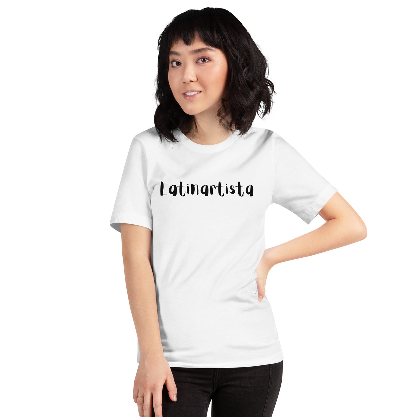 Latinartista Short-sleeve unisex t-shirt, Latina artist, women artist, creative woman, 10 gorgeous colors