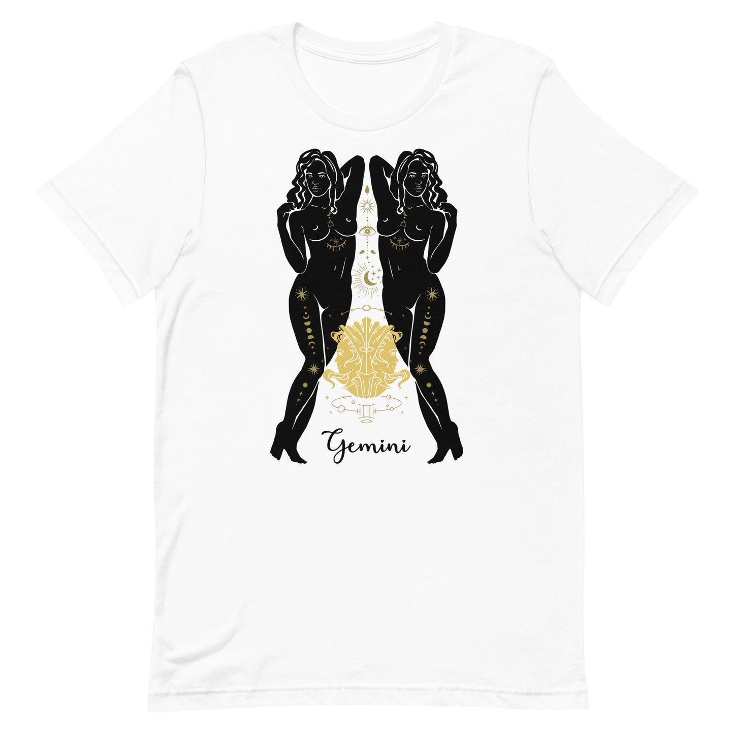 Feminine Gemini Astrology, Unisex t-shirt, Horoscope, women owned, latina owned